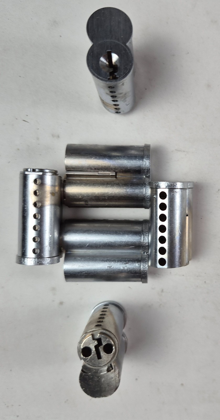 New Stanley Lot Of 78 6CS7BF626 7-Pin Lock Cylinder Cores Uncombinated