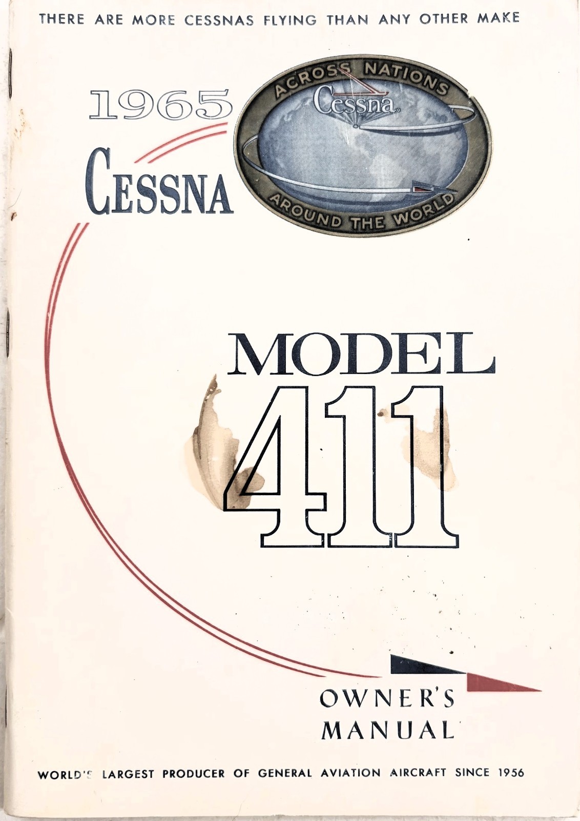 Cessna 1965 Model 411 Owner's Manual