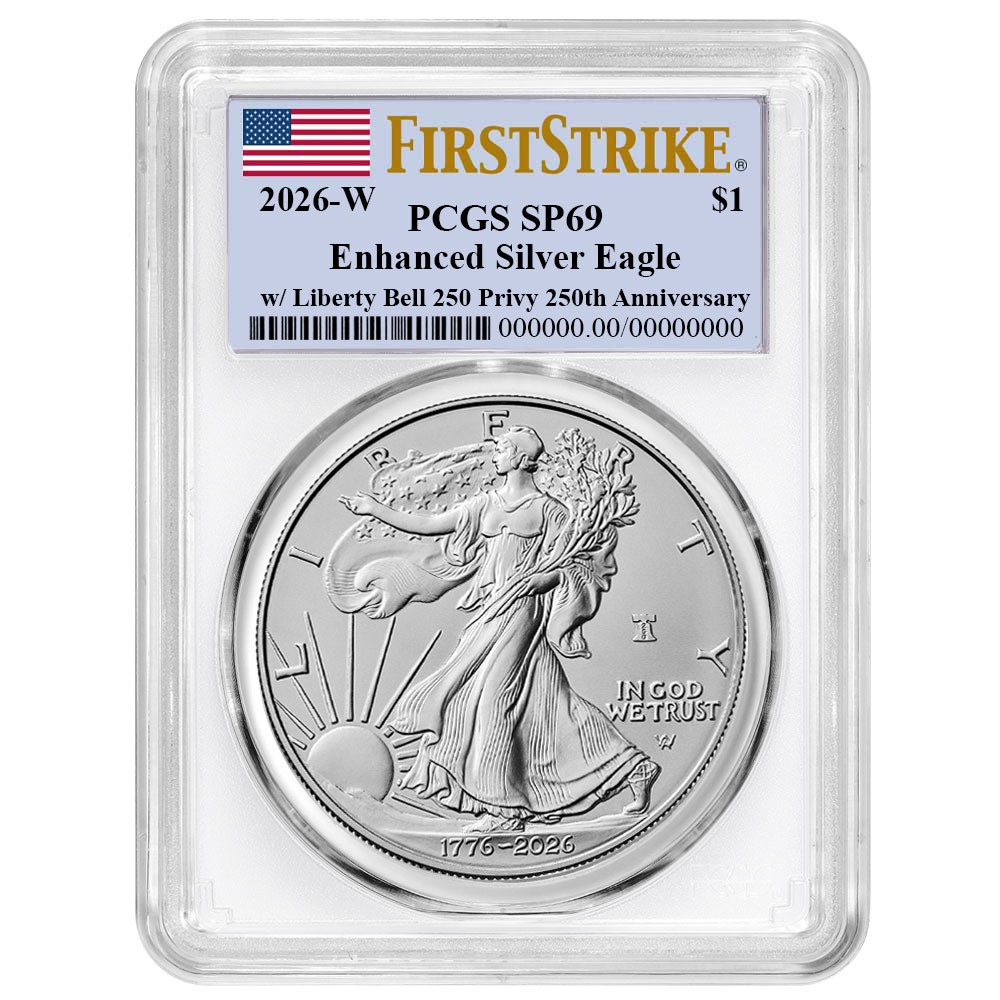 Presale - 2026-W Enhanced Uncirculated $1 American Silver Eagle PCGS SP69 FS
