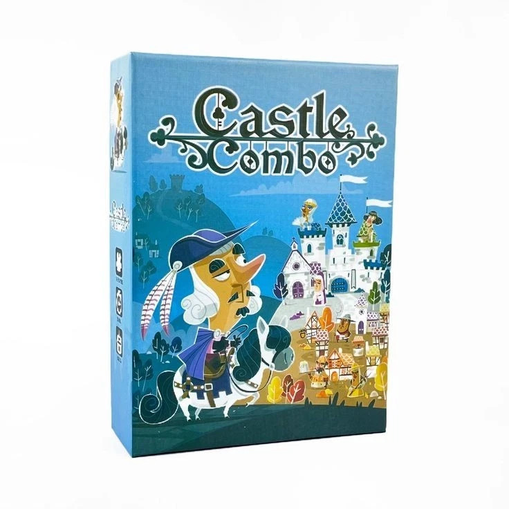 Castle Combo Board Game 2-5 Players English Version Strategy Game for Party/Fami