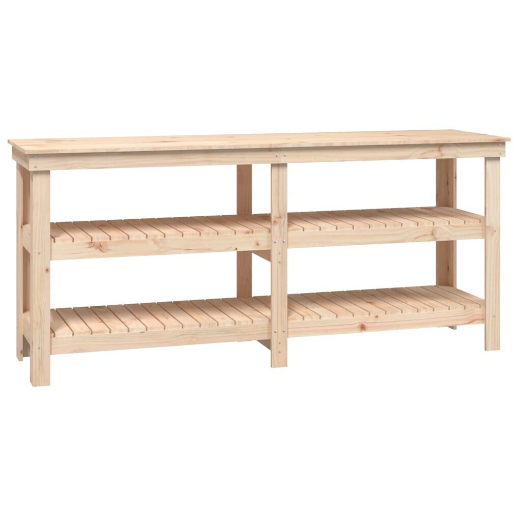 NNEVL Work Bench 181x50x80 cm Solid Wood Pine