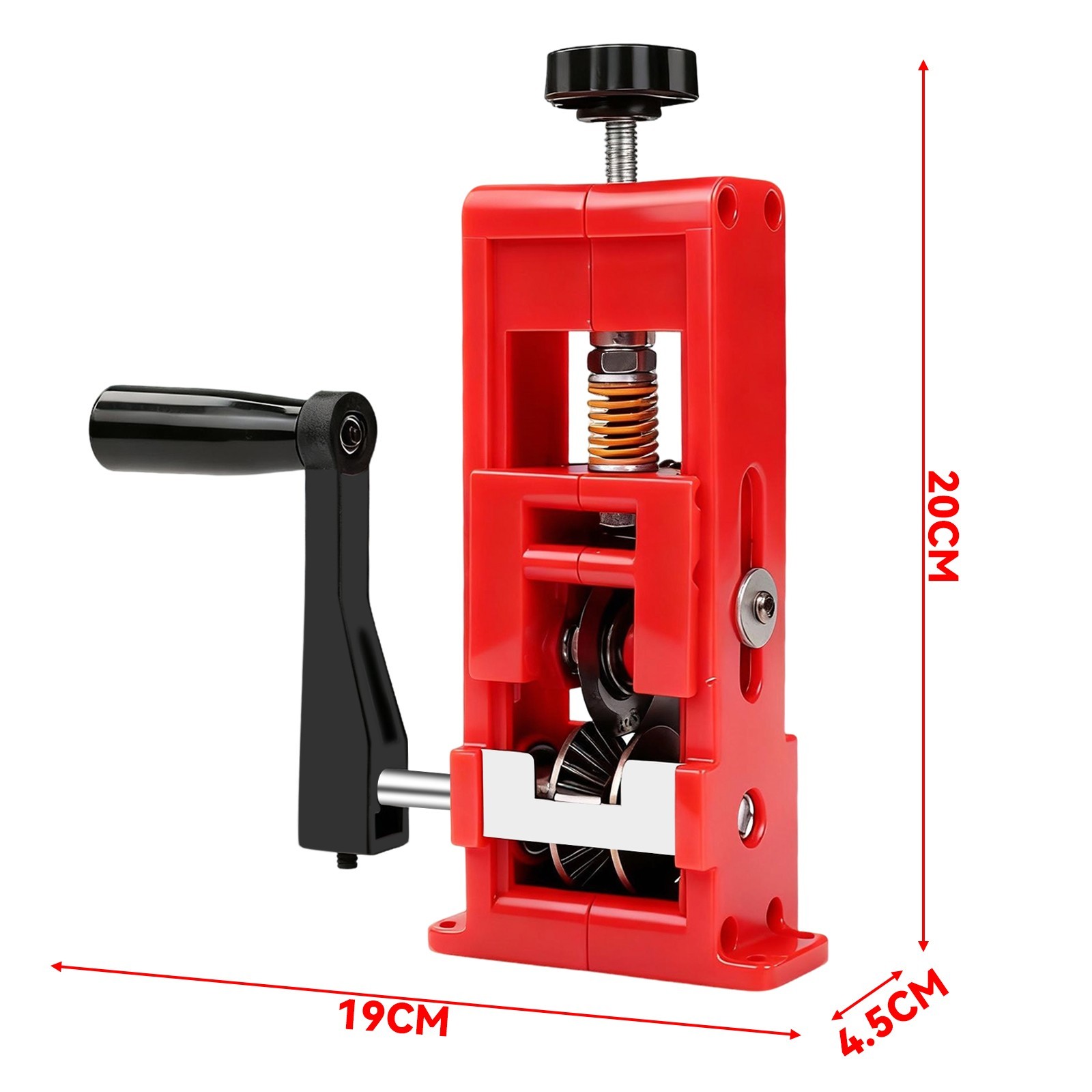 Wire Stripper Machine Hand Crank & Drill Driven Scrap Cable Peeler Tool 14AWG-1"