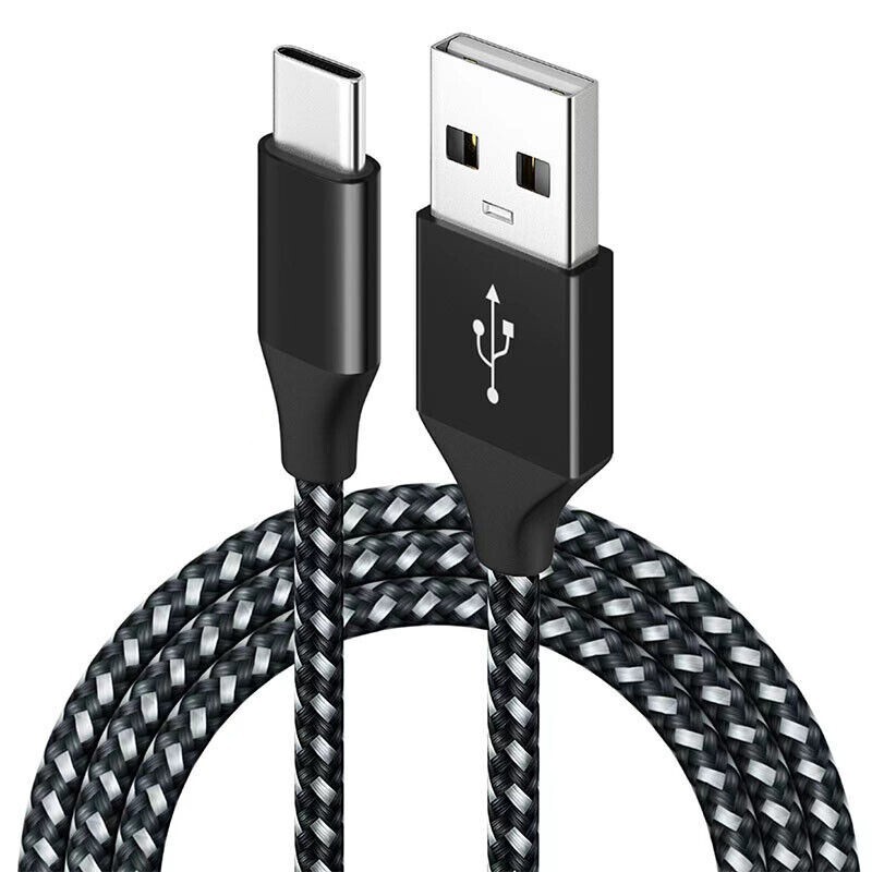 Heavy Duty Charging Phone Cable Type-C USB-C For Samsung Android LG Charger