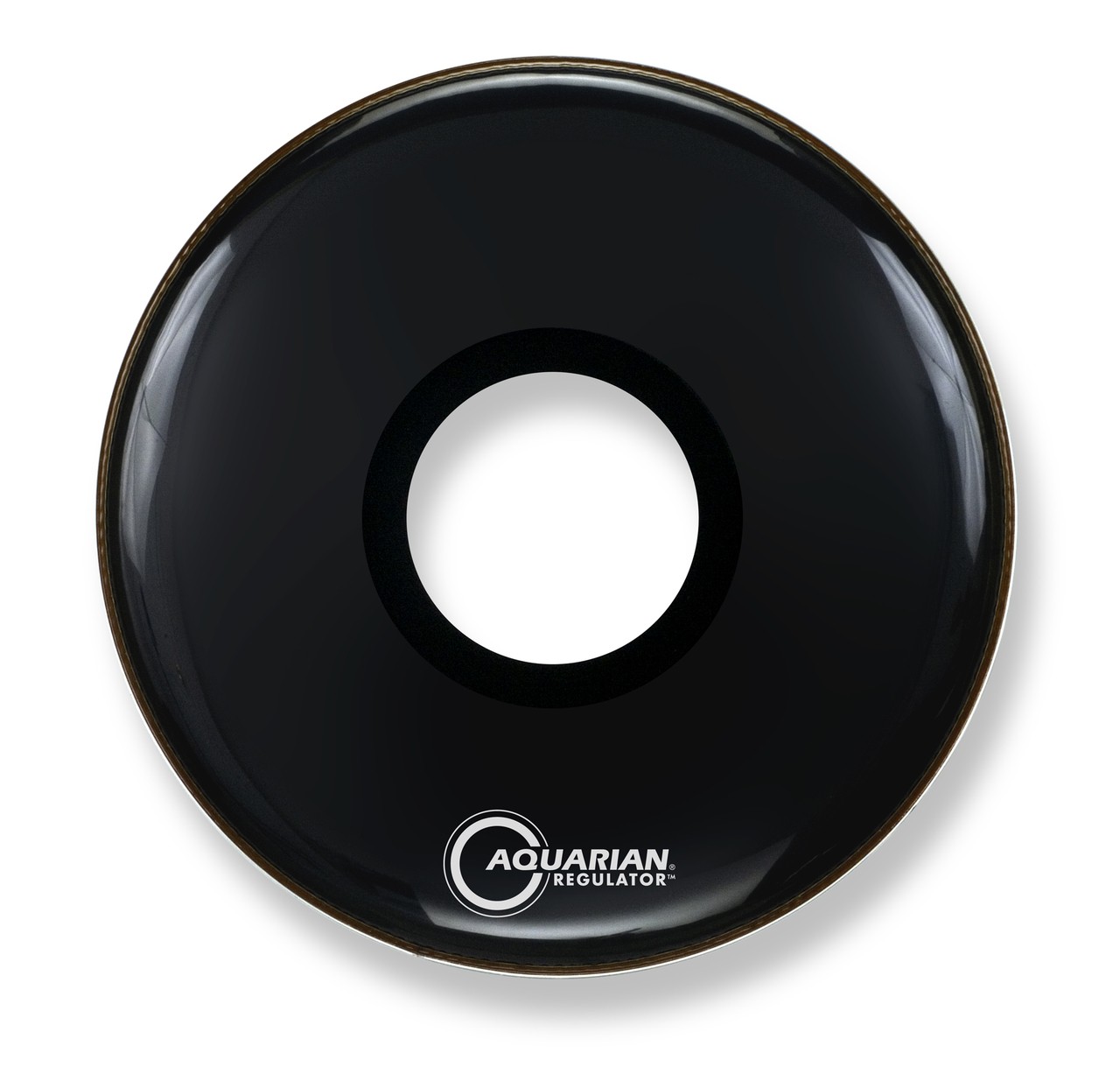 Aquarian - RPT16BK - 16" Regulator Center Hole Bass Drum Gloss Black
