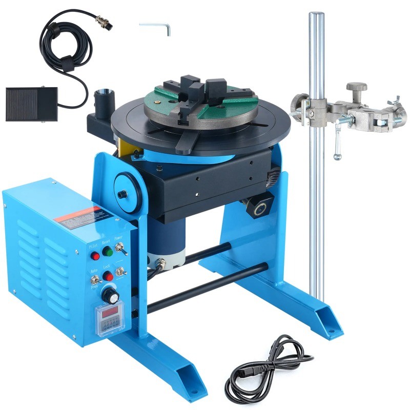 Automatic Welding Positioner with 45-Degree Rotation Platform