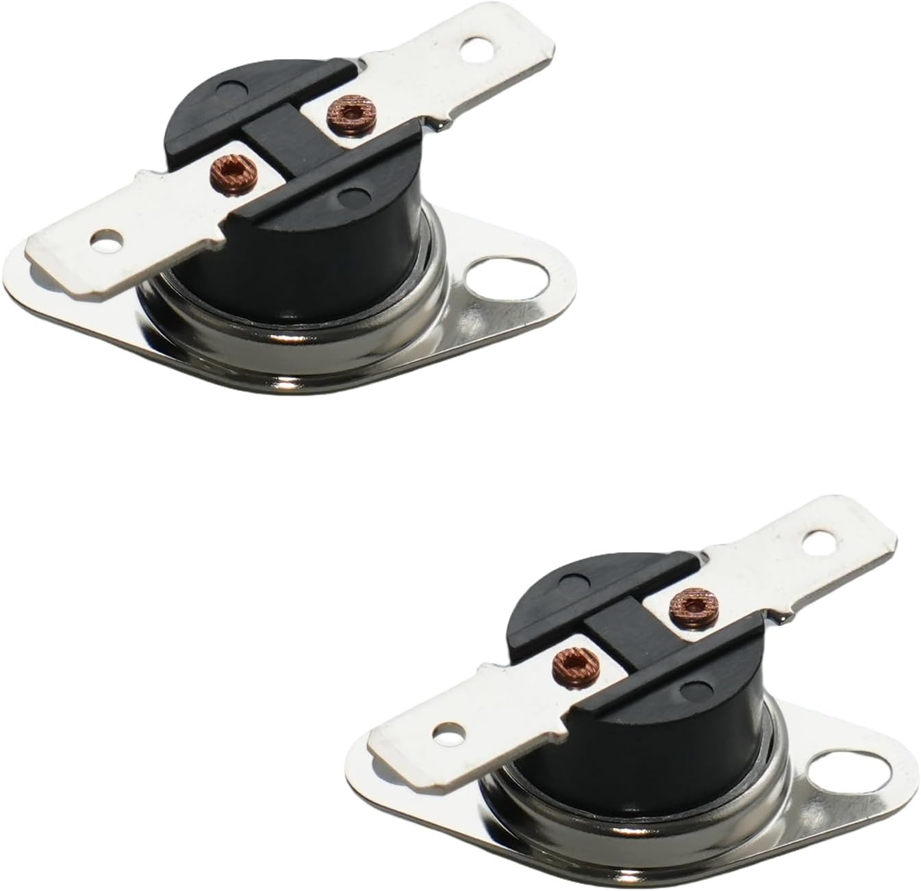 2-Pack KSD201 110-0°C Thermostat Thermal Fuse Switch, Normally Closed Temperatur