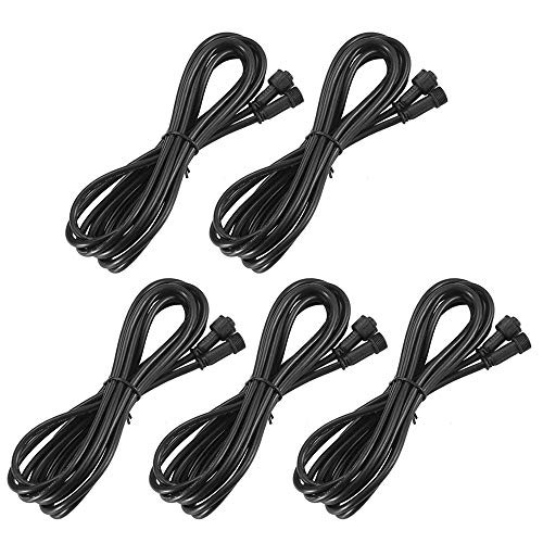 1m 3.28ft 3Pin Extension Cable Wire with Male and Female 3 Pin 3.28ft, 5 pack