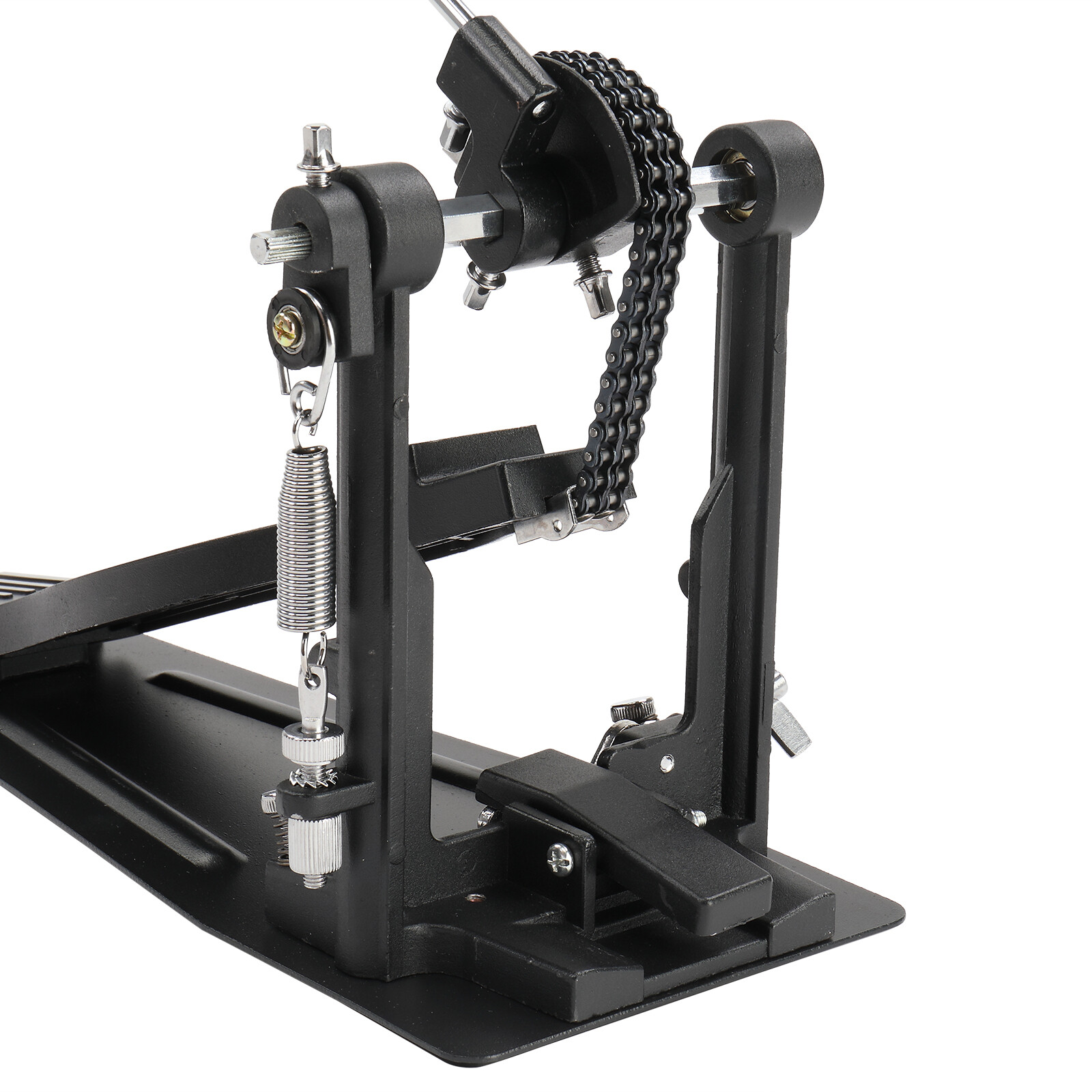 Double bass drum pedal adult drum black