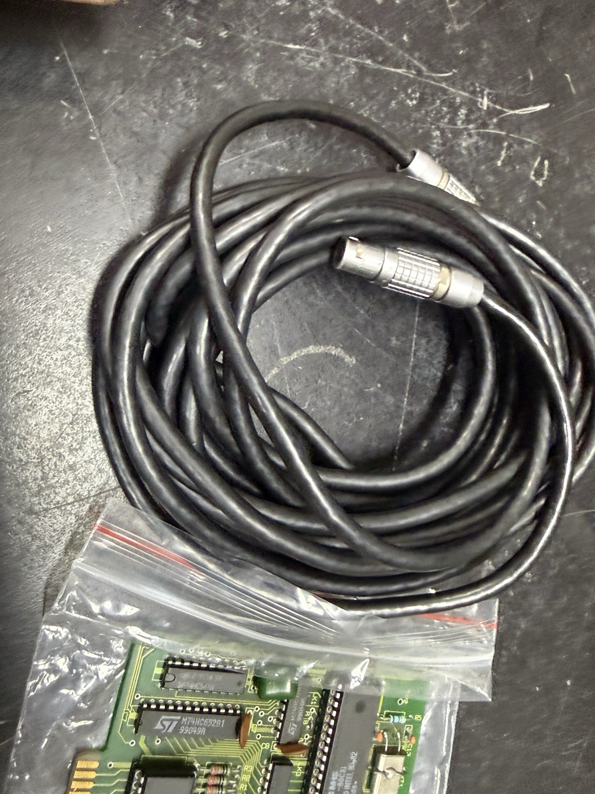 Renishaw PC10 Probe Interface ISA Card w/ LEMO Cable Untested As-Is
