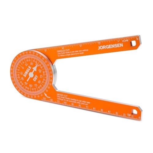 Miter Saw Protractor 7 Inch Aluminum Protractor Angle Finder with Precision
