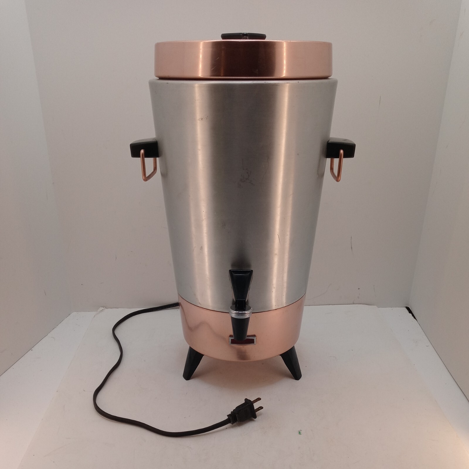Vintage 36 Cup Tricolator Party Perk MCM Electric Coffee Maker Works Great TRG36