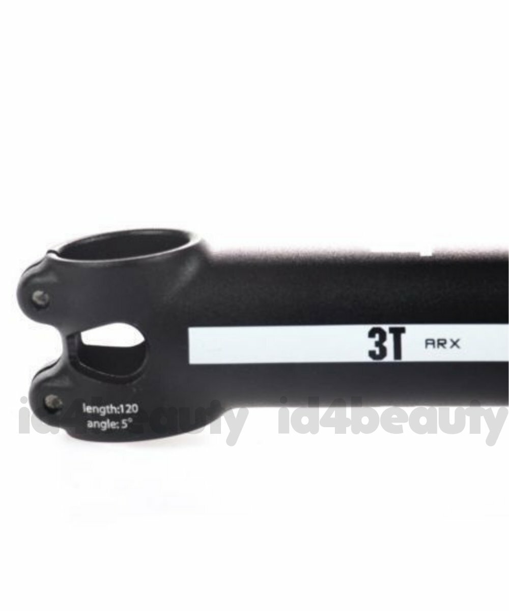 3T Arx Threadless Aluminum Stem 120mm 31.8mm (Black) New