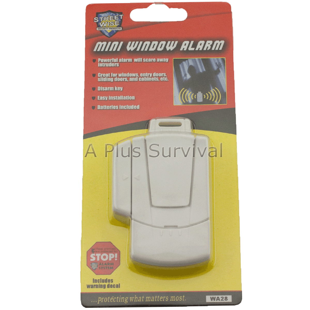 Door & Window Alarm System for Home Office Vacation Tactical Survival Kit