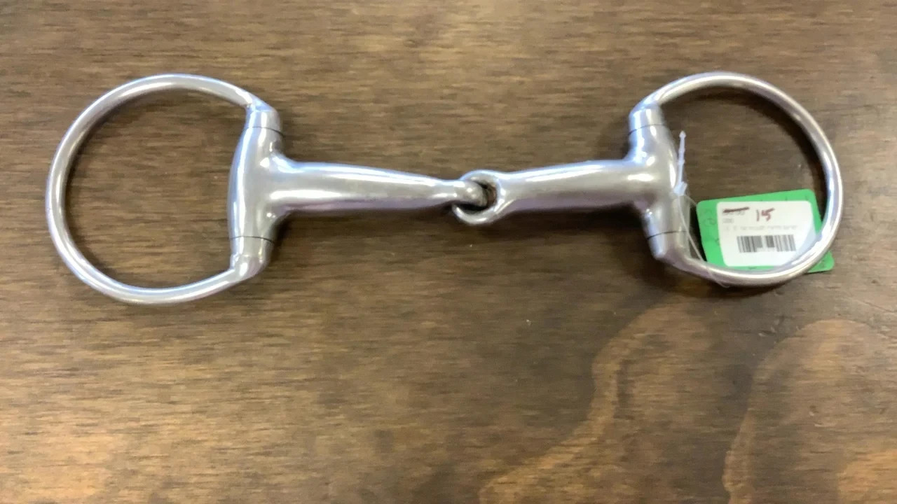 5” Eggbutt single break lightweight fat hollow mouth, Herm Sprenger Stainless