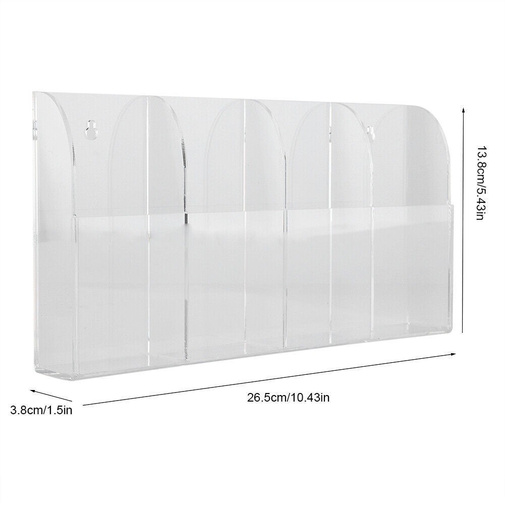 Acrylic Air Conditioner Remote Control Holder Case Storage Box Wall Mount