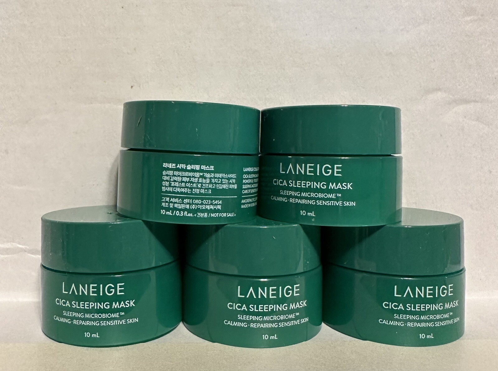 Laneige Cica Sleeping Mask Face Care Moisturizing 10ml x 5pcs. Newest Version