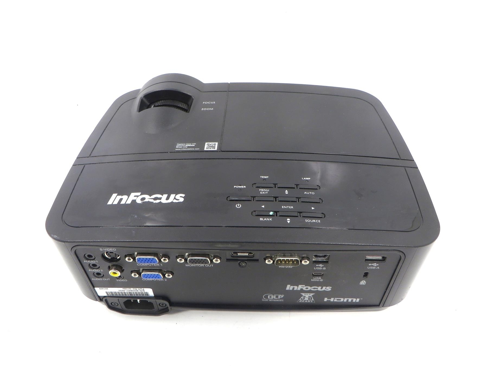 InFocus IN126a DLP Projector 3D Ready HDMI - Lamp Runtime : 115 Hrs