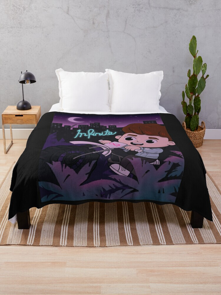 Caylus Velveteen Plush Blanket, YouTuber Throw Blanket, Infinite, Game, Gamer