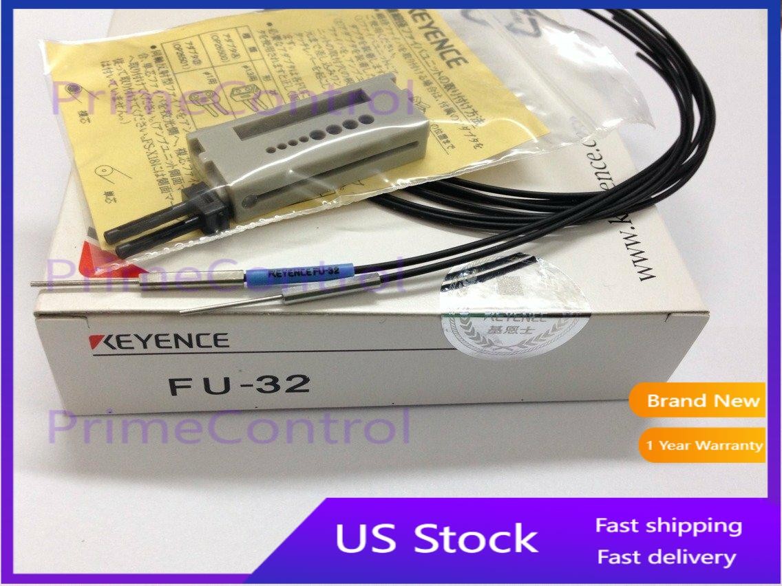 One Keyence FU-32 Fiber Optic Sensor New In Box Fast Shipping