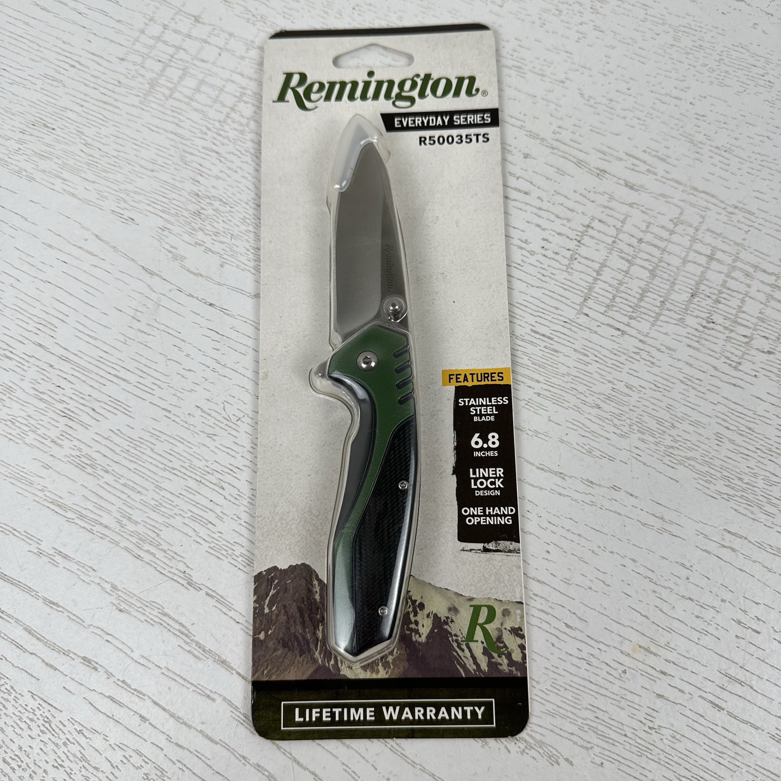 Remington Every Day Series R50035TS Drop Point Stainless Steel Pocket Knife
