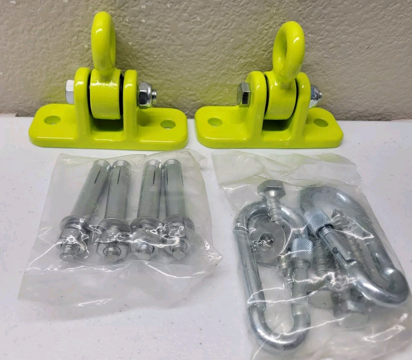 Heavy Duty Swing Hangers Screws Bolts Included over 5000 Lb Capacity