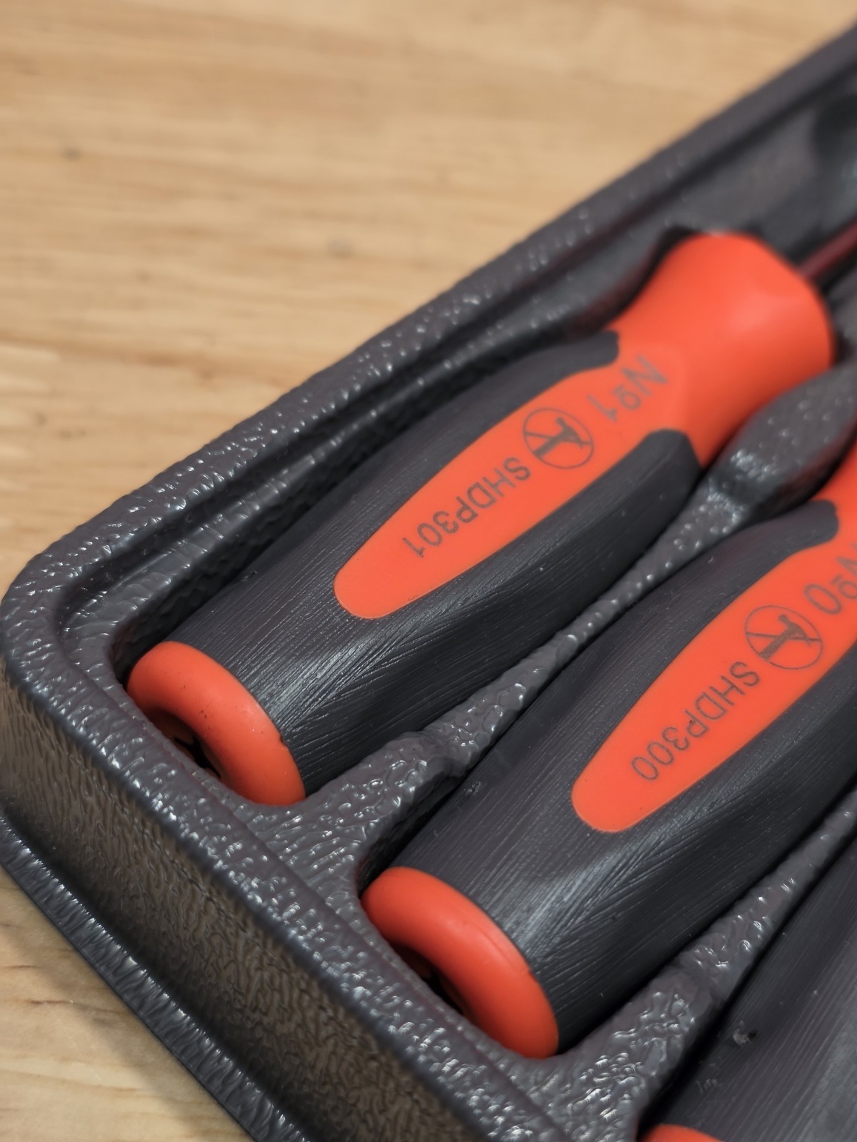 Snap-on Tools SHDX40 4pc Combination Mini-Tip Screwdriver Set Orange SHDX40O