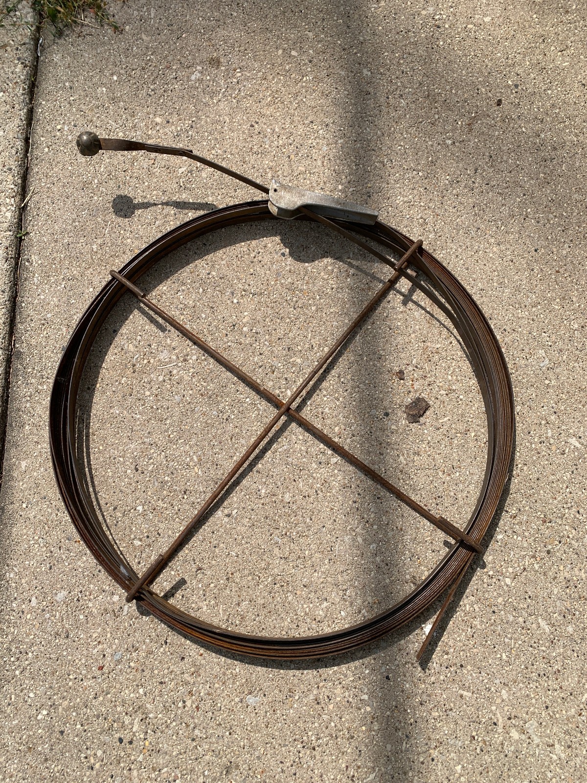 Flat Steel Manual Sewer Snake  .5" x  50'