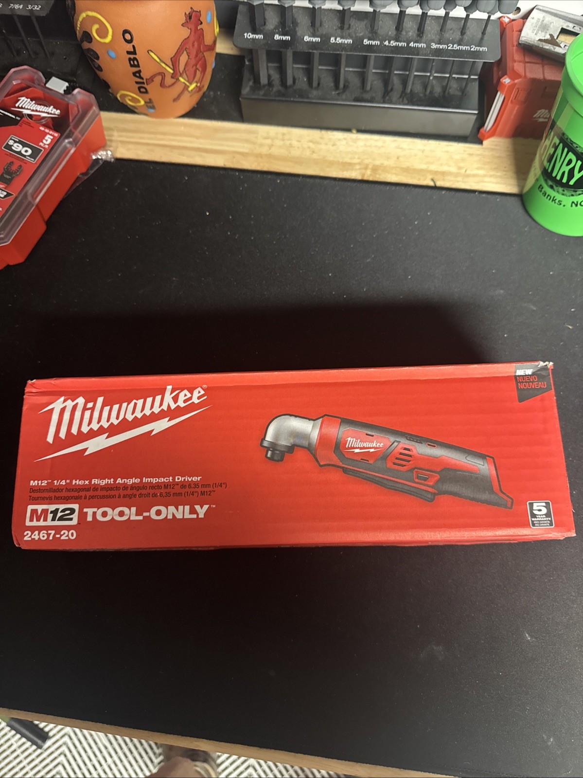 Milwaukee M12 1/4 In. Hex Right Angle Impact Driver (Bare Tool) NEW IN BOX