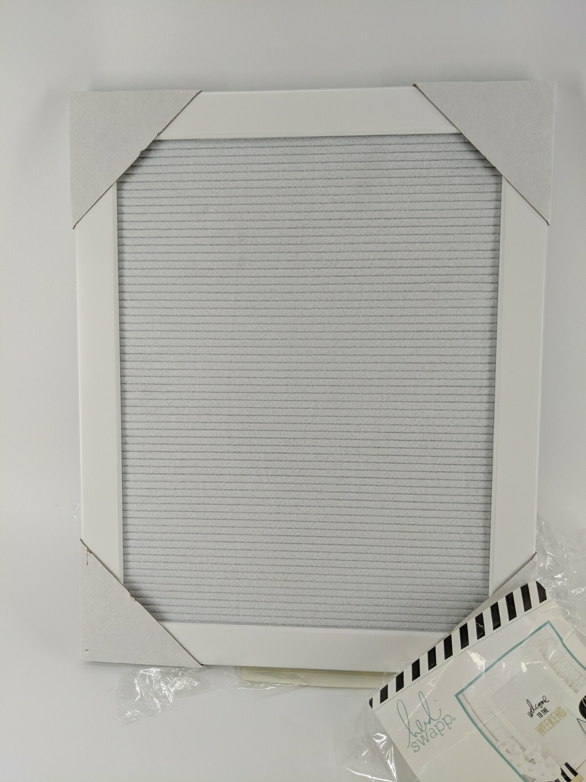 Heidi Swapp Letter board By American Craft Large Frame 16"X 20" White**damage**