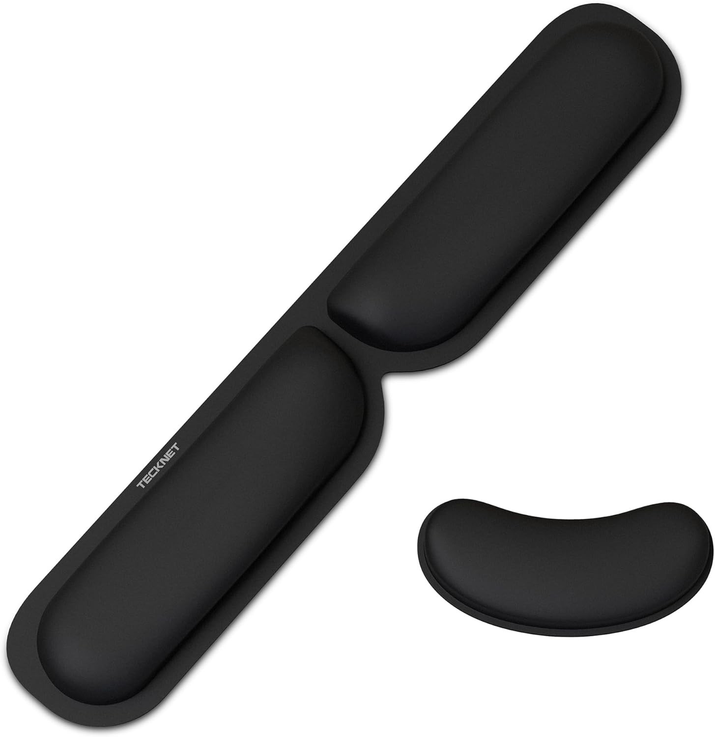 Wrist Rest for Keyboard, Black Silicone for Tendonitis