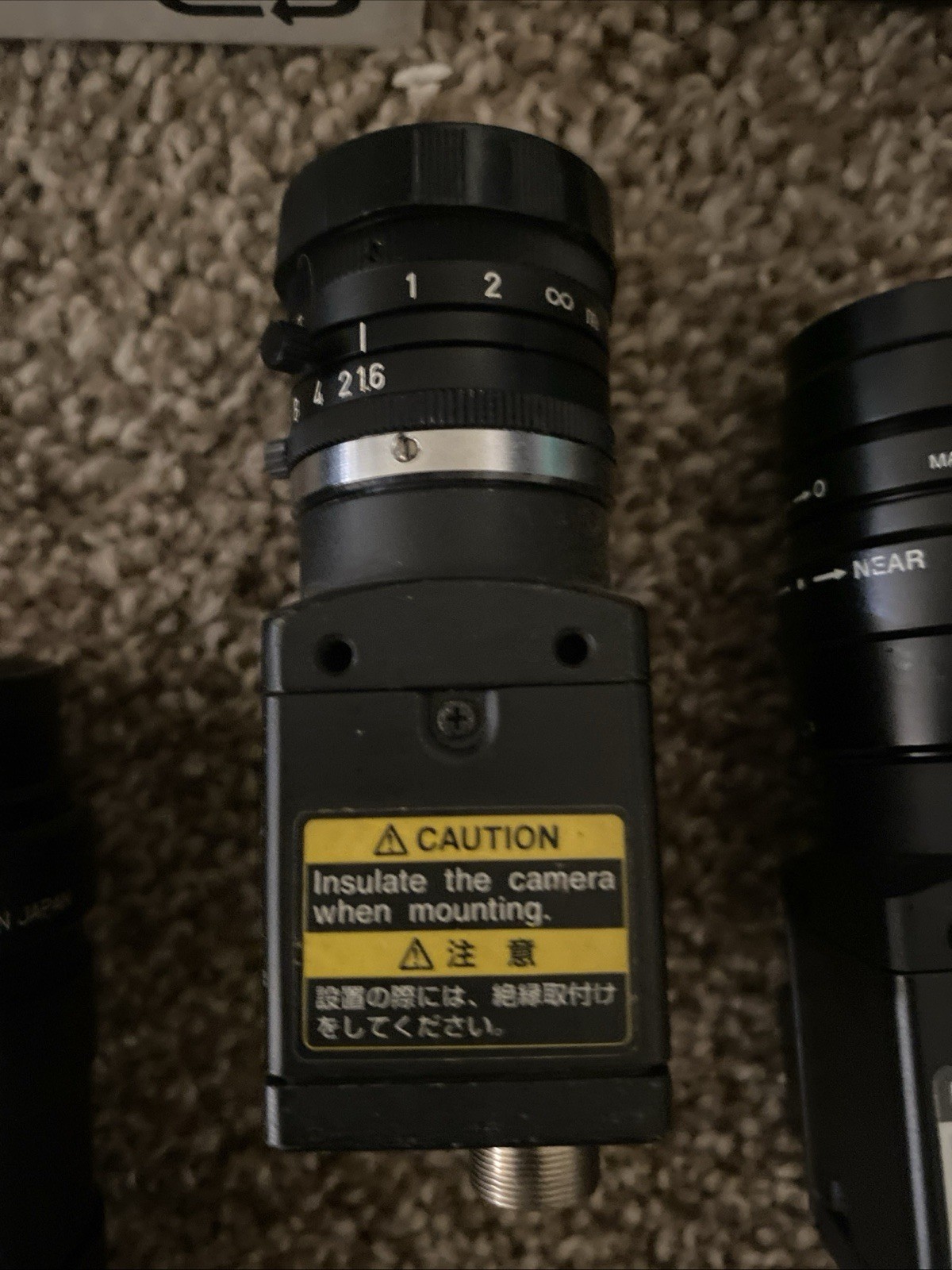 Keyence CV-2100 Controller, XG-035M Cameras, Lenses, KV-10R Module Vision System
