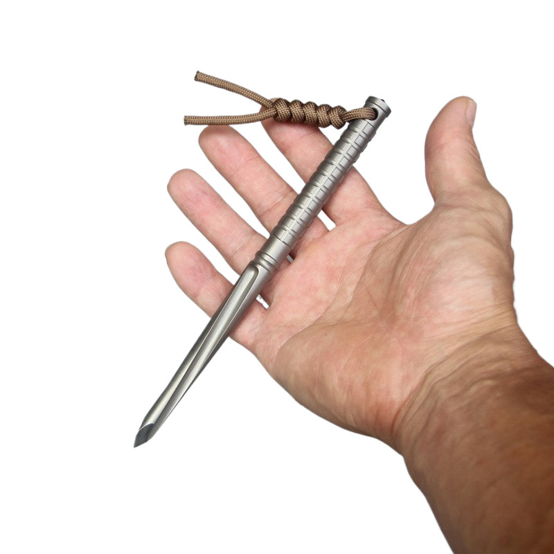 TC21 Titanium Alloy Heat Treated 55HRC Tent stake EDC Multi Tool