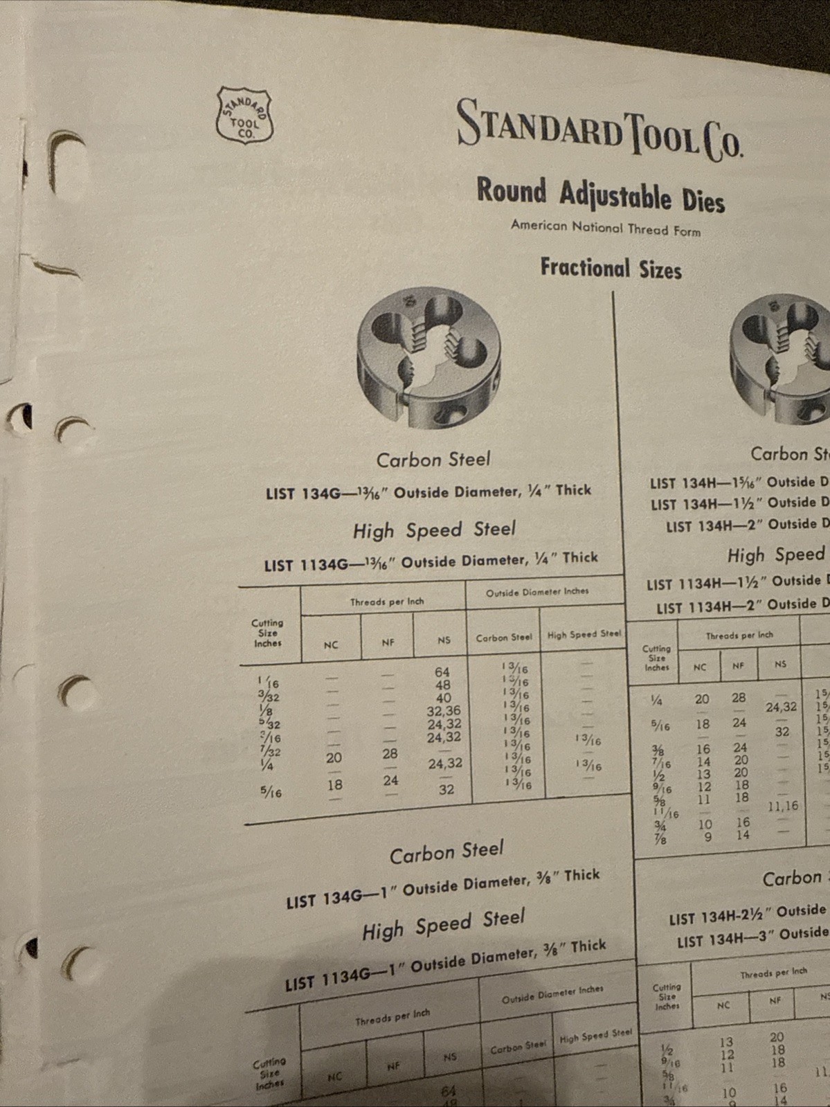 Vintage Standard Tool Co Tool Catalog USA 🇺🇸