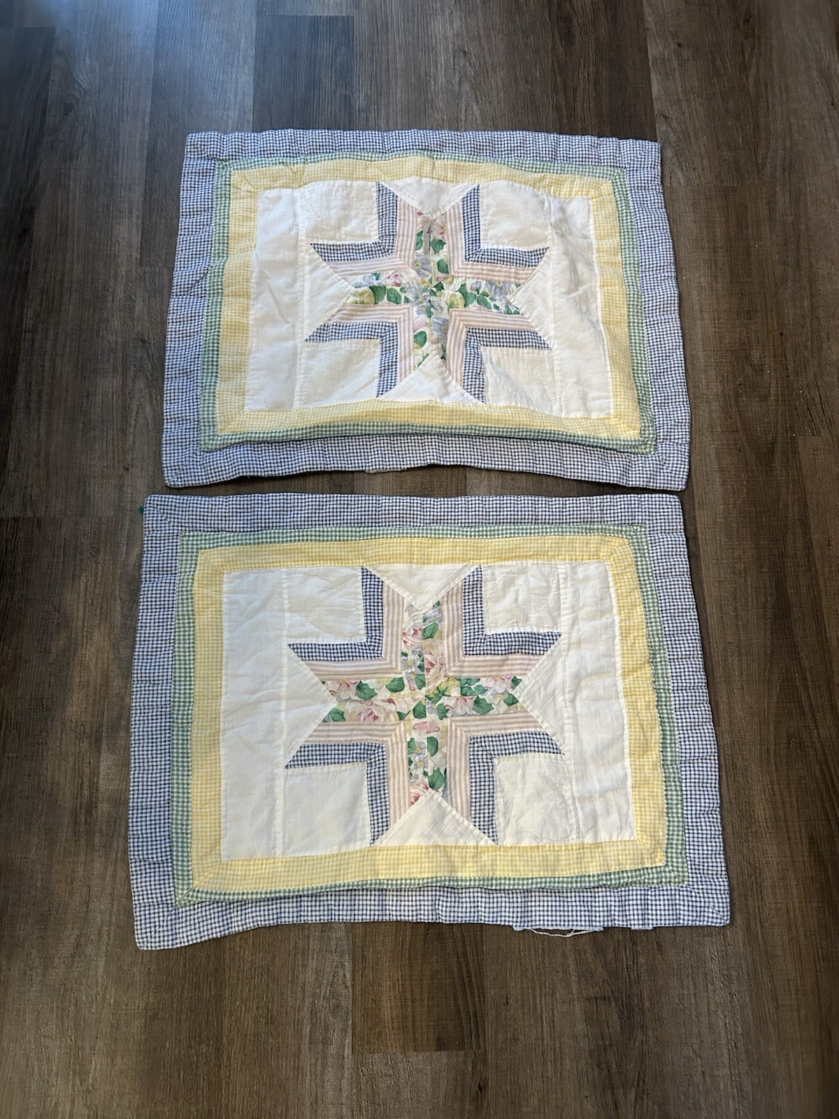 Vintage Quilted Pillow Shams