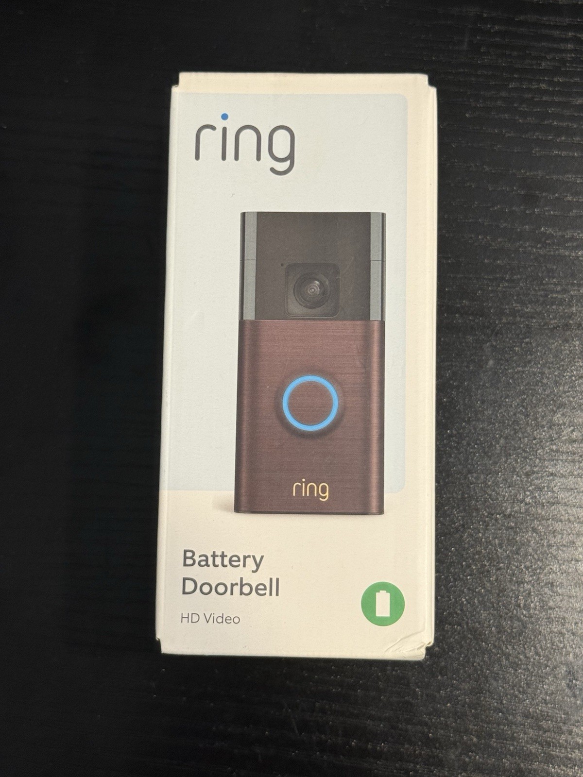 Ring Battery Doorbell- Venetian Bronze - New
