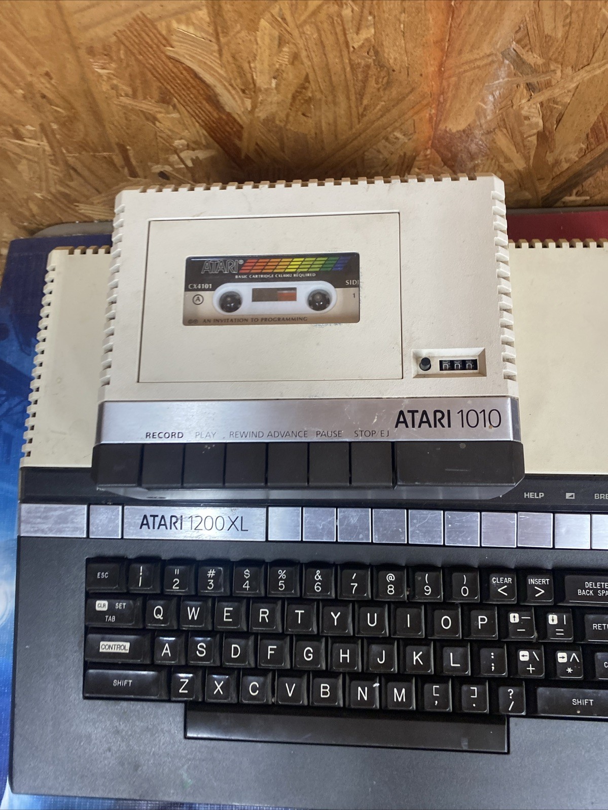 Atari 1200XL Computer Game Console W/Atari 1010 Read Description