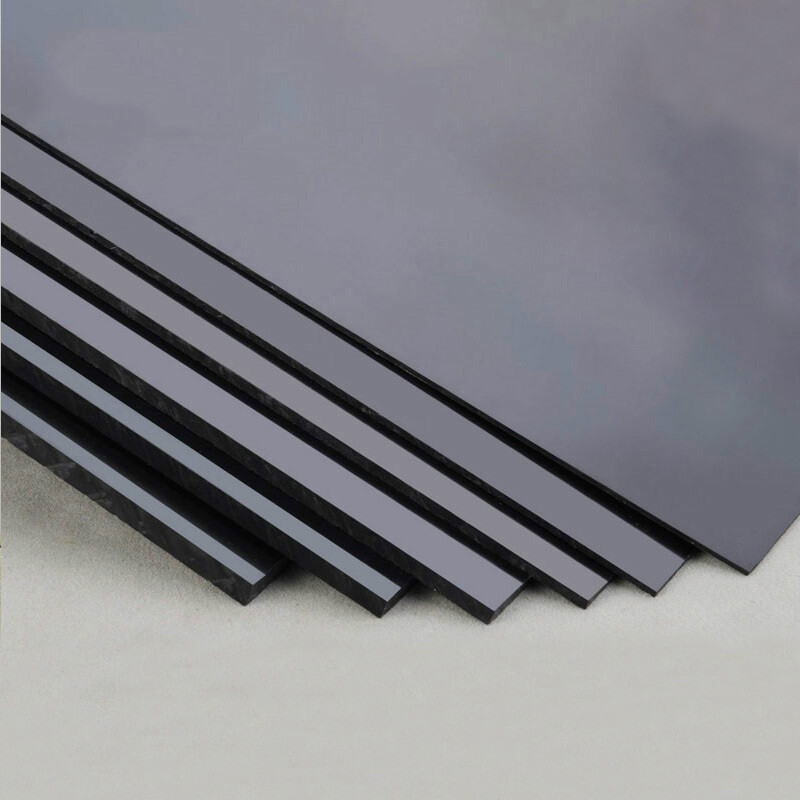 Black ABS Plastic Sheet Board 200x250mm Thick 1/1.5/2/3/4/5mm DIY Model Craft