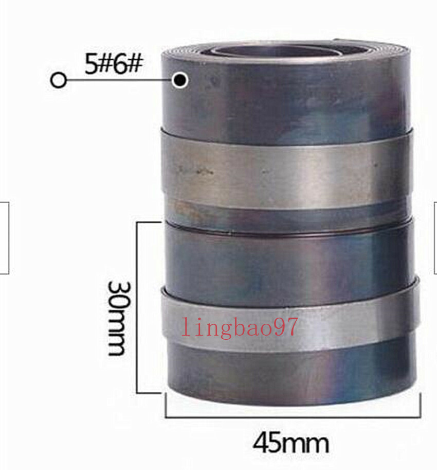 2Pcs Milling Machine 30mm Spindle Quill Return Clock Spring B178 For Bridgeport