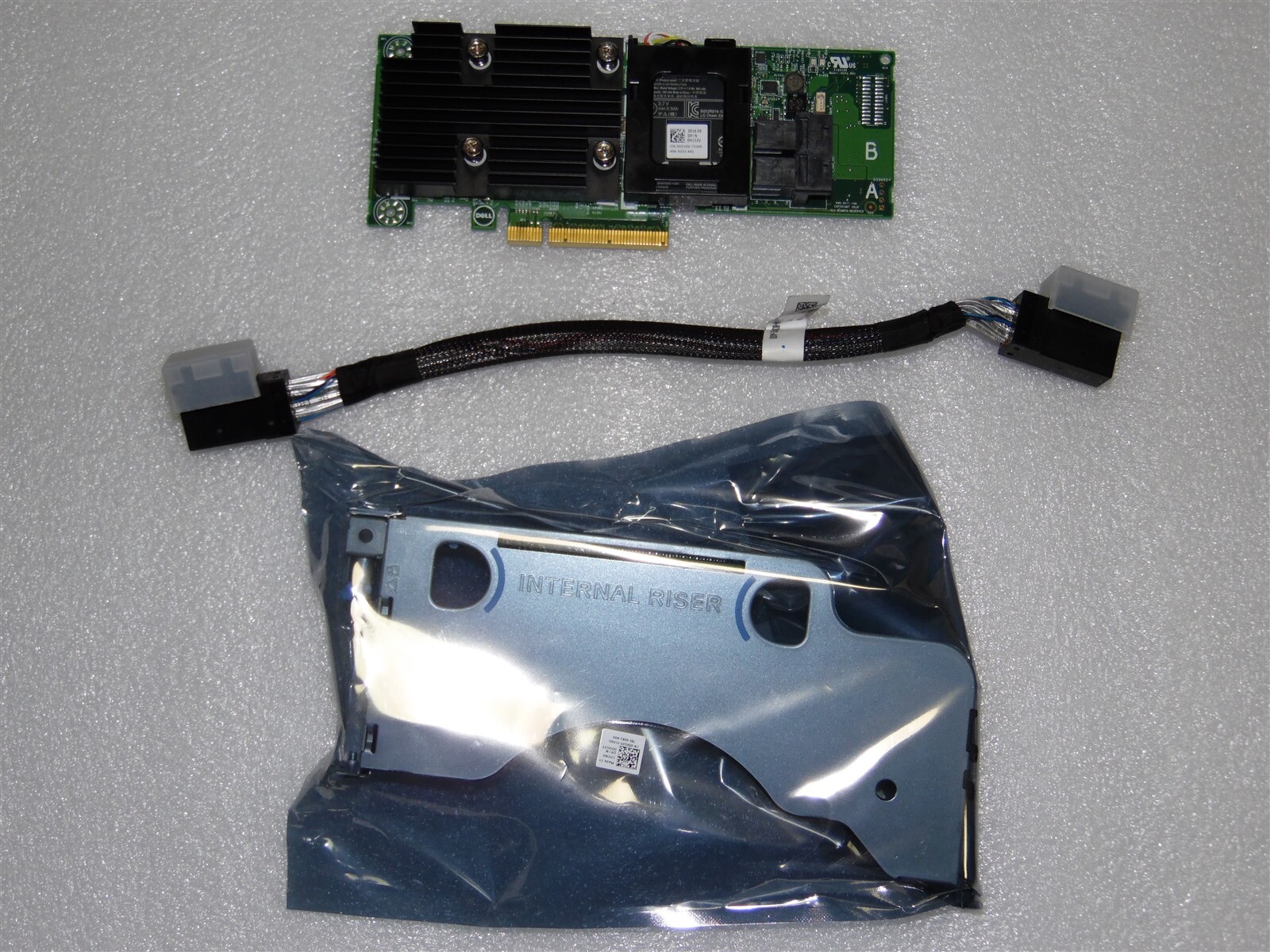 DELL EMC 12 HDD BP H730P PCI RAID CAGE & CABLE POWEREDGE SERVER R540 9G7MF J14DC