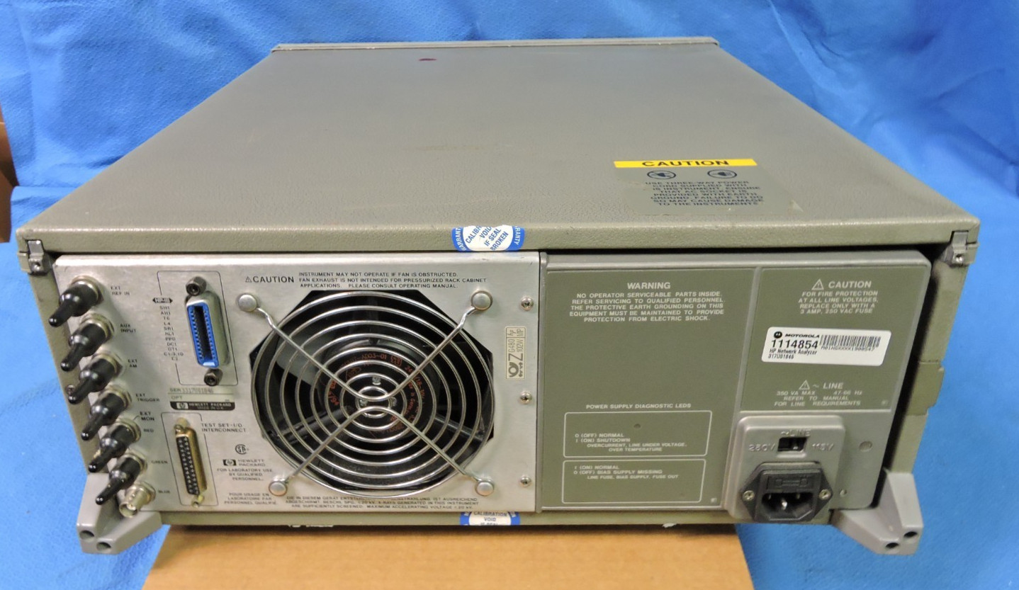 HP Agilent 8753C Network Analyzer 300kHz-3GHz / Softkeys Not Responding Repair