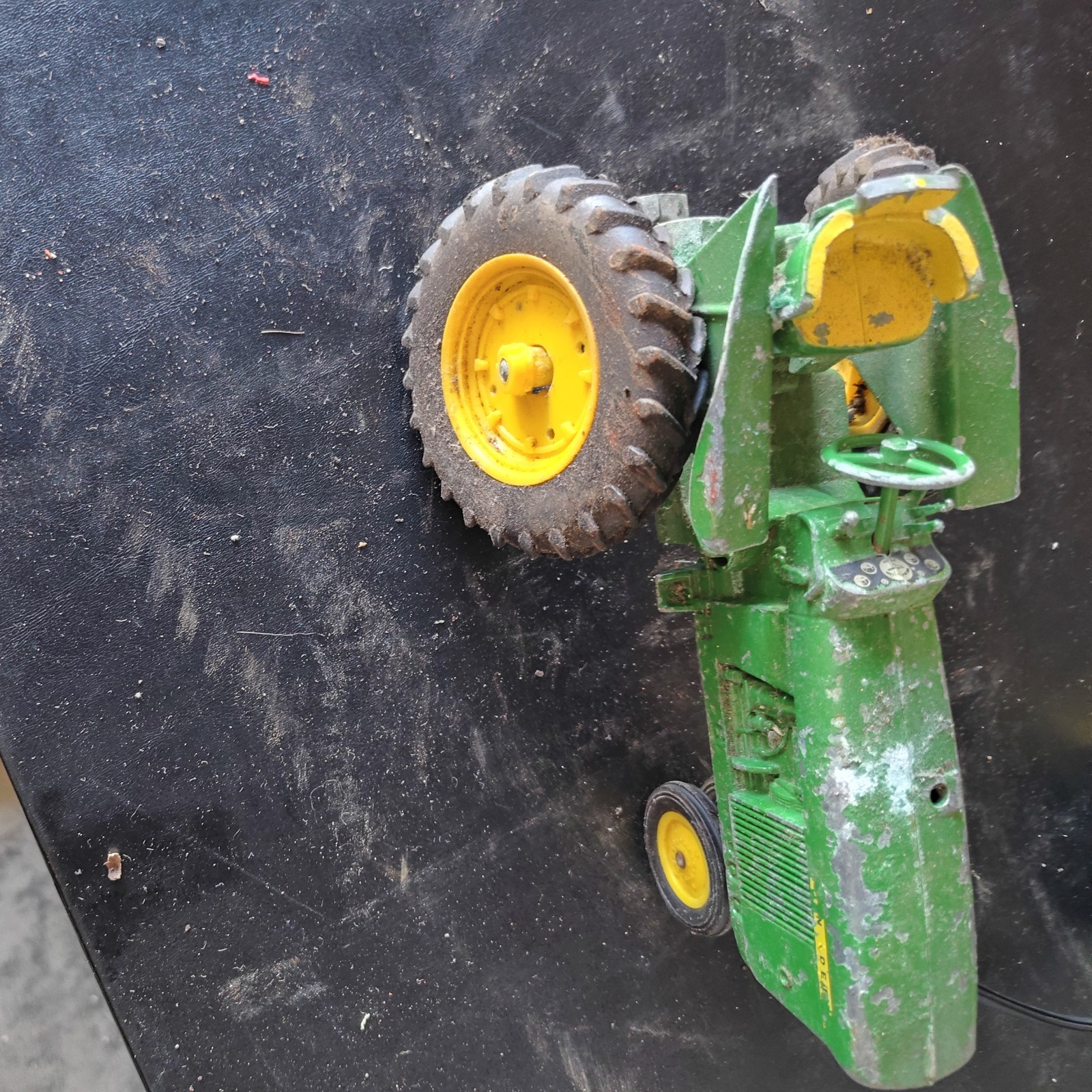 John Deere Tractor toy Vintage 1970s. Made In USA.