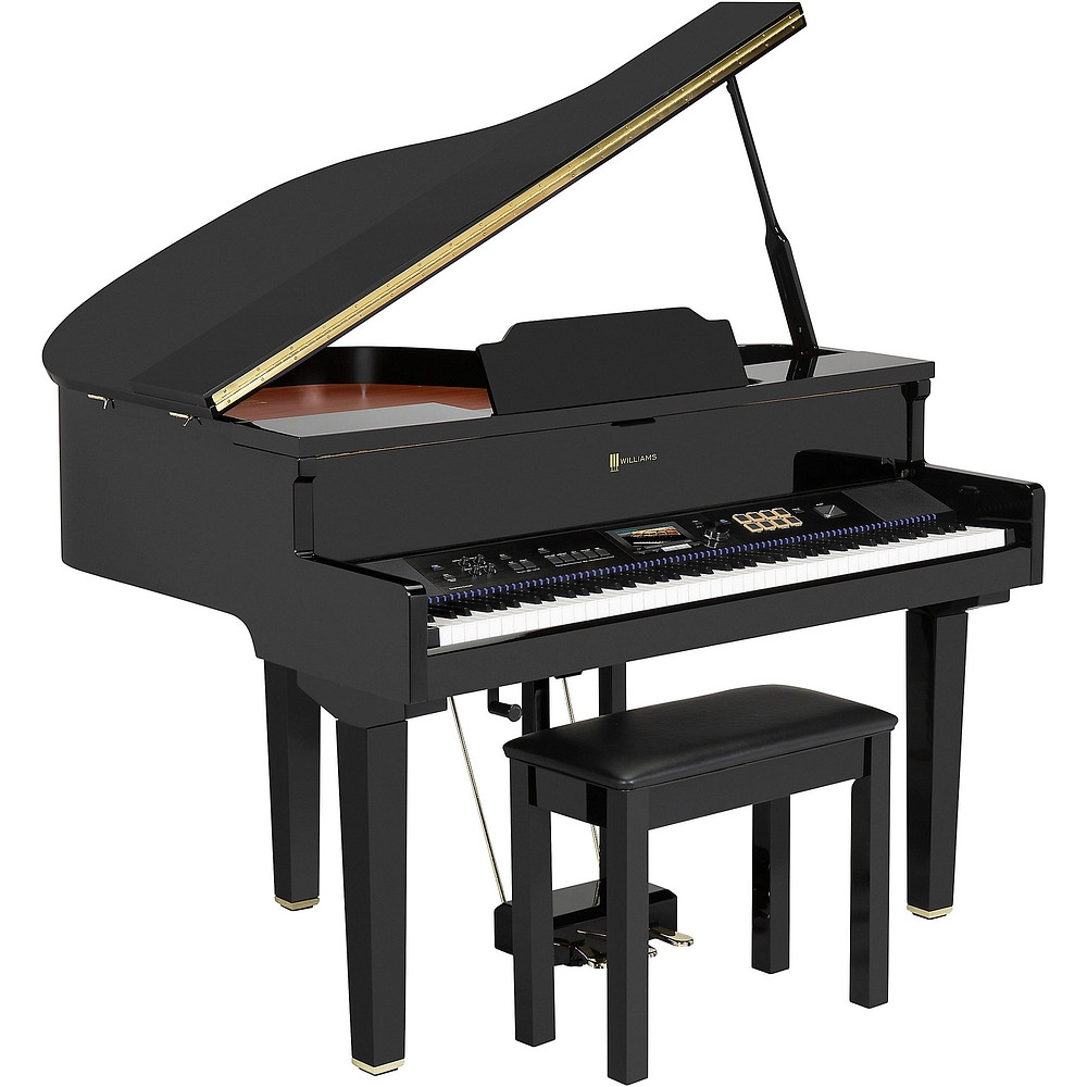 Williams Symphony Concert Digital Grand with Touchscreen and Bench Ebony 88 Key
