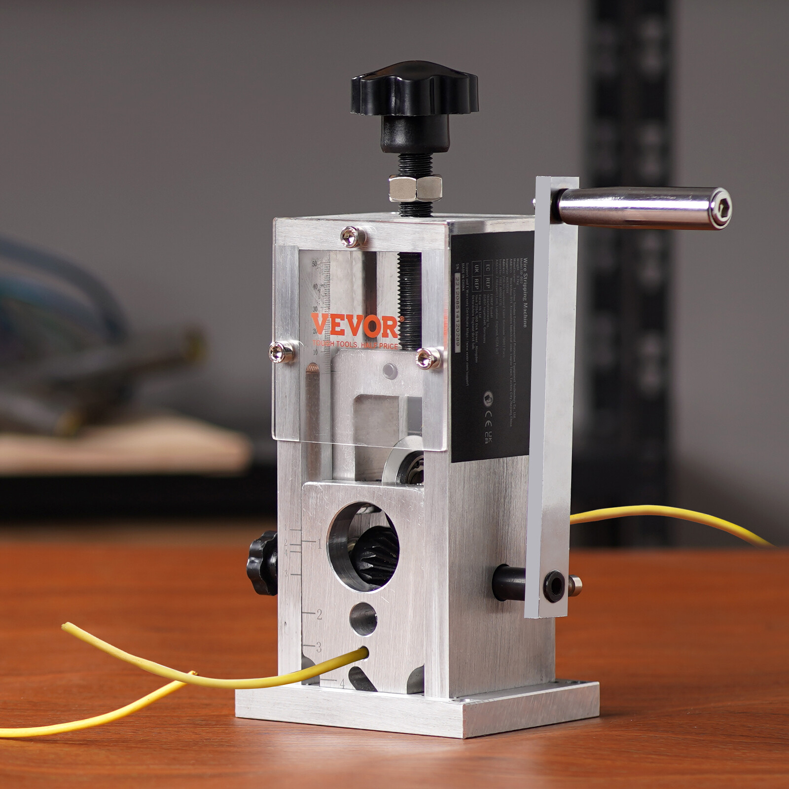 VEVOR Manual Wire Stripping Machine Portable Cable Stripper 0.06-1.57 in Visual