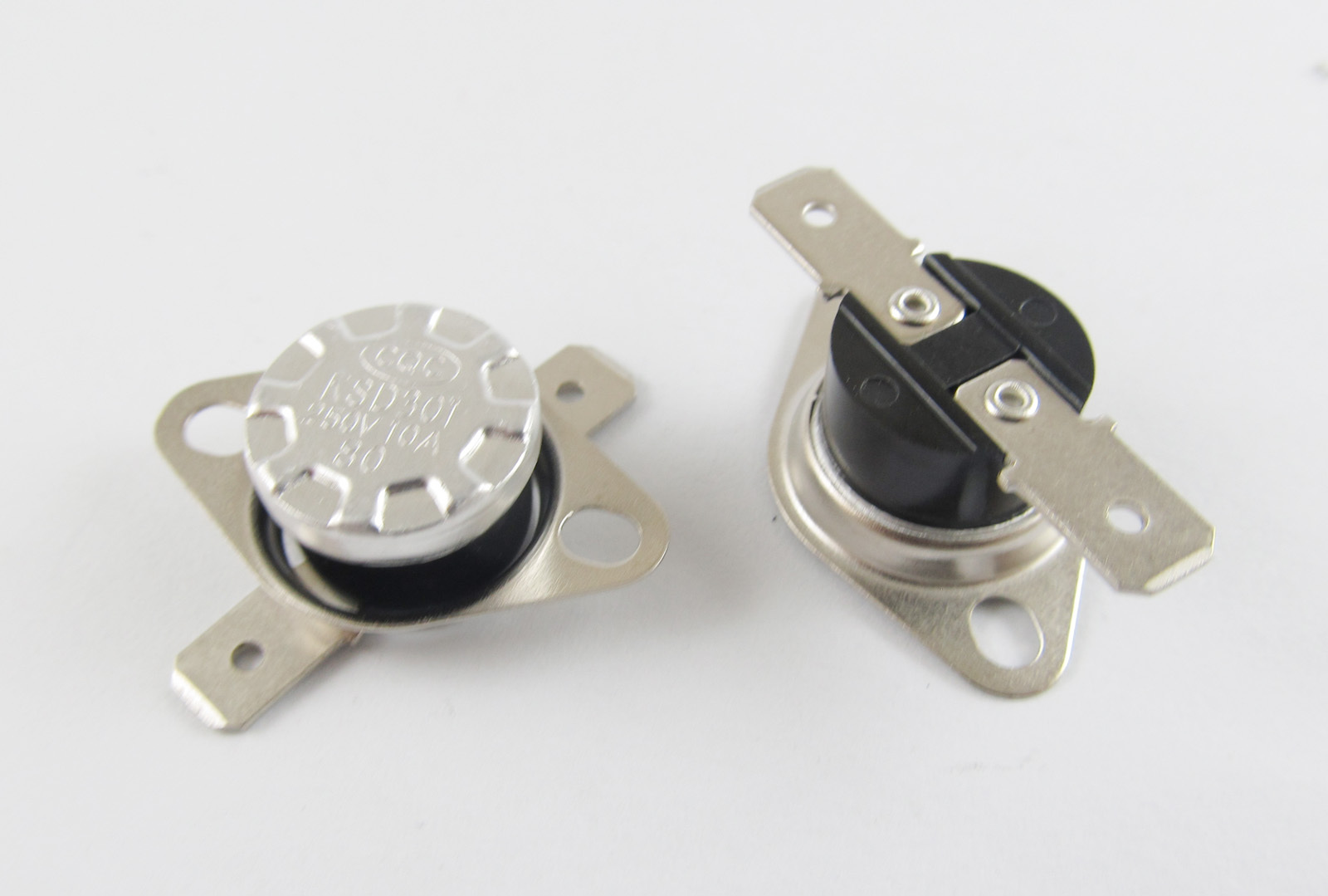 5pcs Temperature Controlled Switch Thermostat 80°C N.C. KSD301 Normal Close 10A