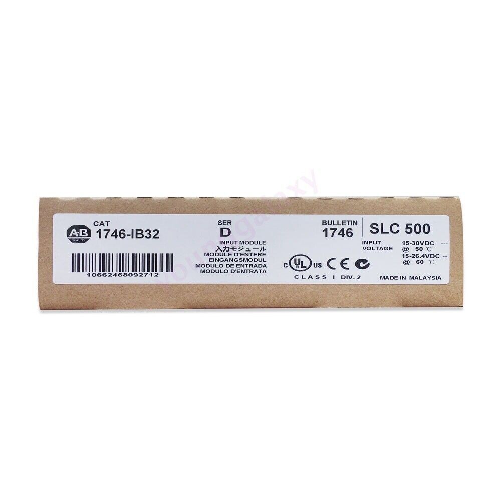 Factory Sealed Allen-Bradley AB 1746-IB32 SER D SLC500 PLC Input Module New
