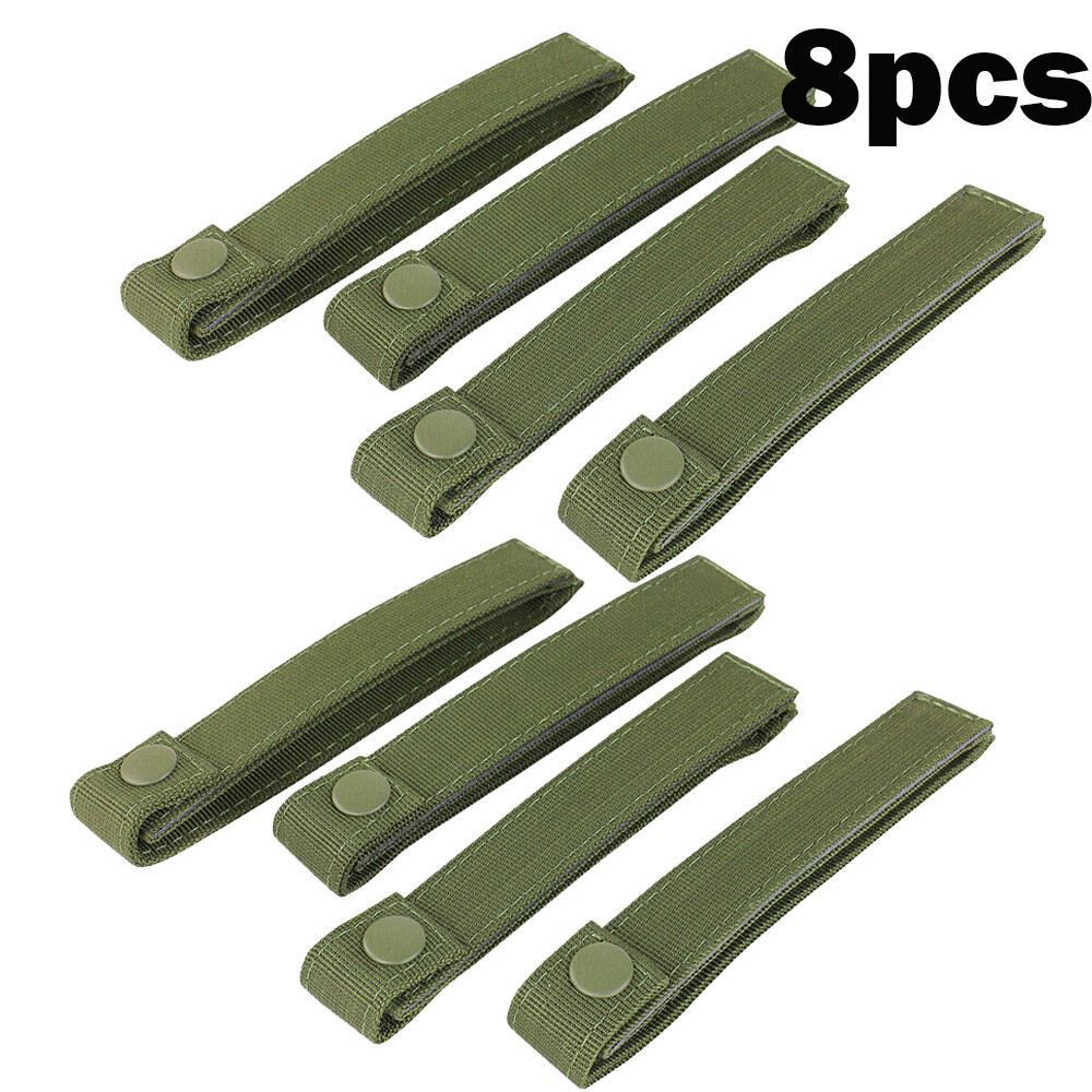 8/16 Piece 6" MOD MOLLE PALS Modular Web Gear Replacement Tie Straps US