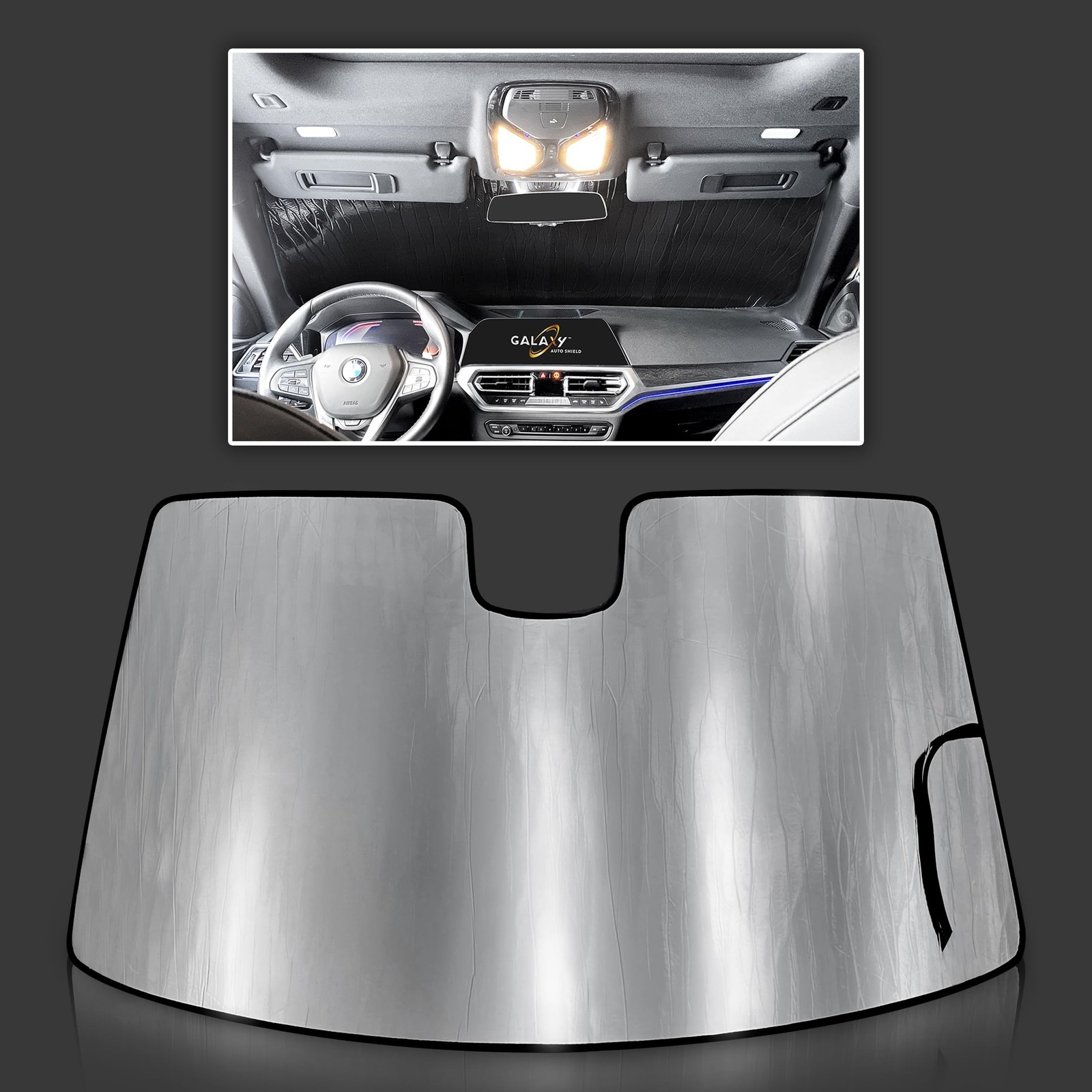 Custom Fit Windshield Sun Shade for 2021 2022 2023 2024 2025 2026 BMW 4 Serie...