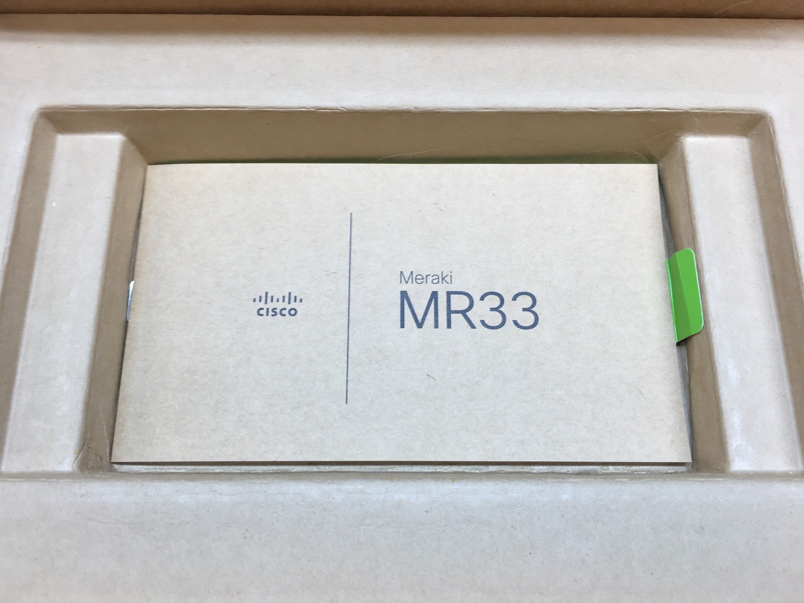 Cisco Meraki MR33-HW Cloud Managed Access Point with Mounting Plate