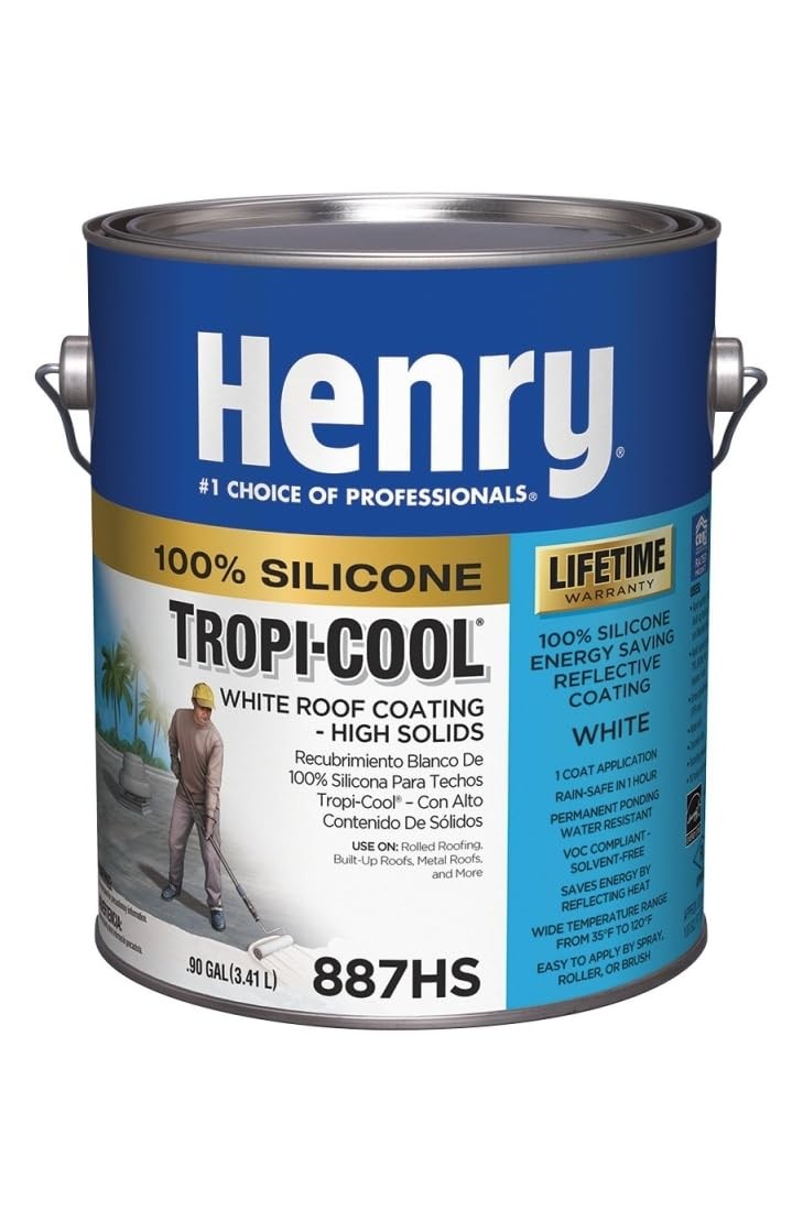 Henry Coating ROOF Silicone WHT .90G HE887HS042