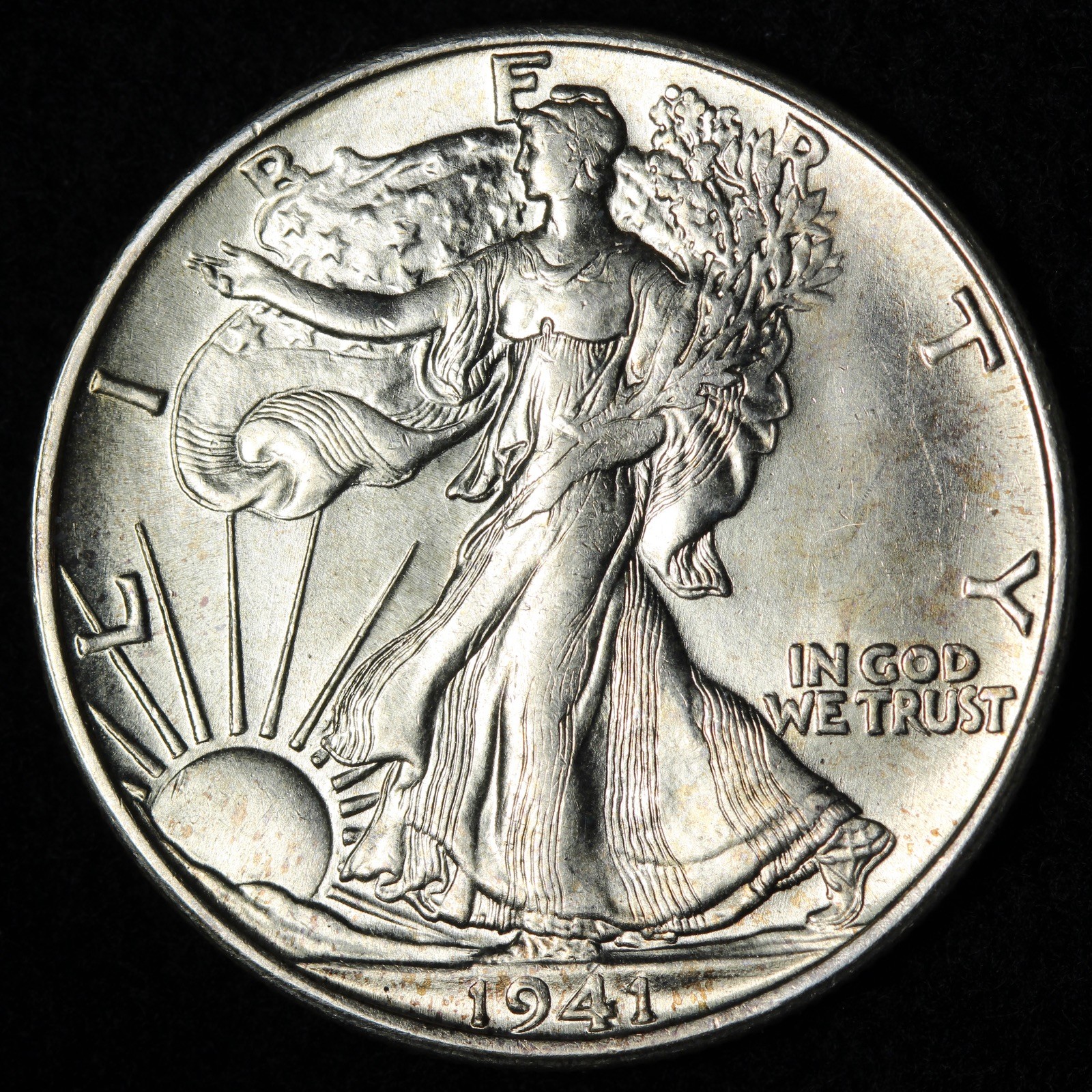 1941-S Walking Liberty Silver Half Dollar GEM BU *UNCIRCULATED* MS E388 VTBB